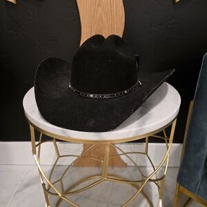 Justin Boots Black Western Hat